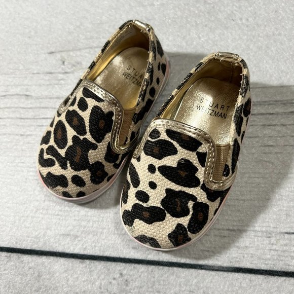 Stuart Weitzman Other - Stuart Weitzman Baby Nuggets Caramel Cheetah Shoes